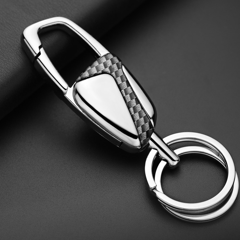Personalized Keyring Double Sw - Initial Ring Custom recension och pris