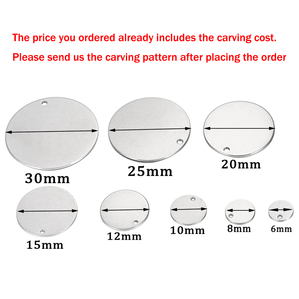 100pcs/lot Custom Laser Engrav - Pet Portrait Custom recension och pris
